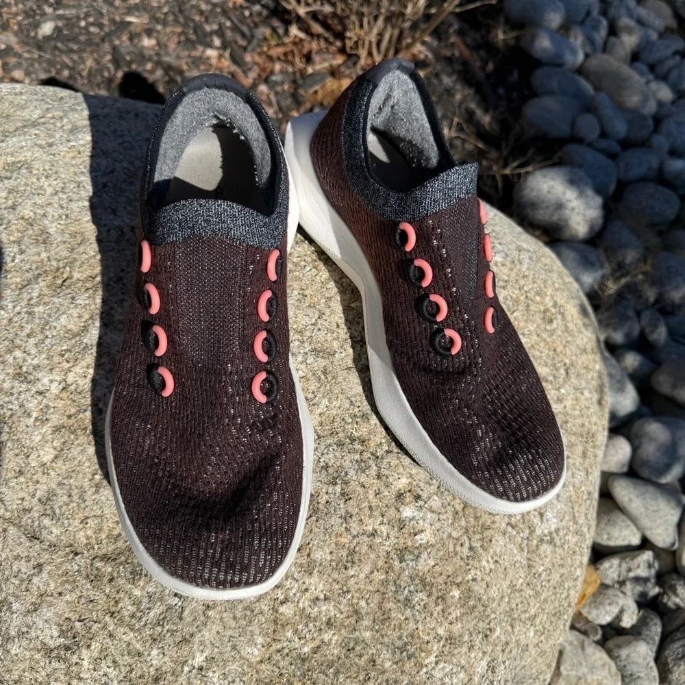Allbirds Men's Tree Dasher 2 Motivation Size 9 Natural Black/Flash Blue/Blizz